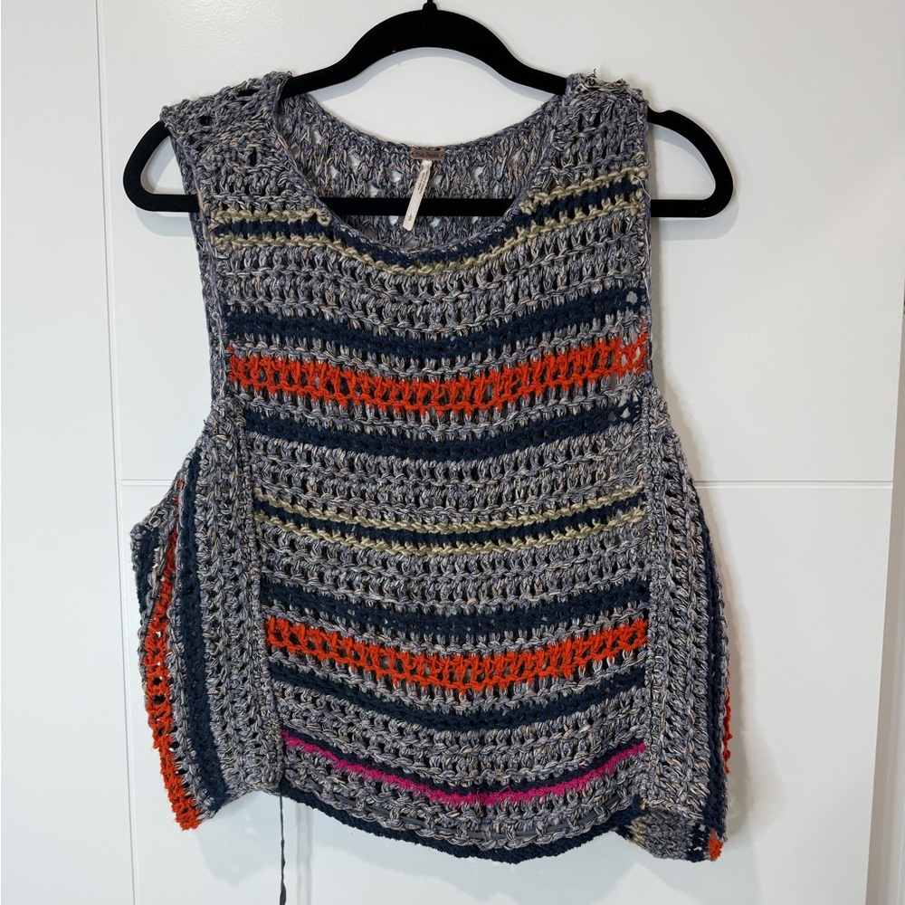 Free People Multicolor Striped Knit Tank Top